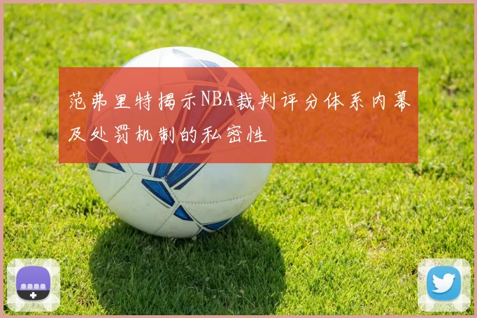 范弗里特揭示NBA裁判评分体系内幕及处罚机制的私密性